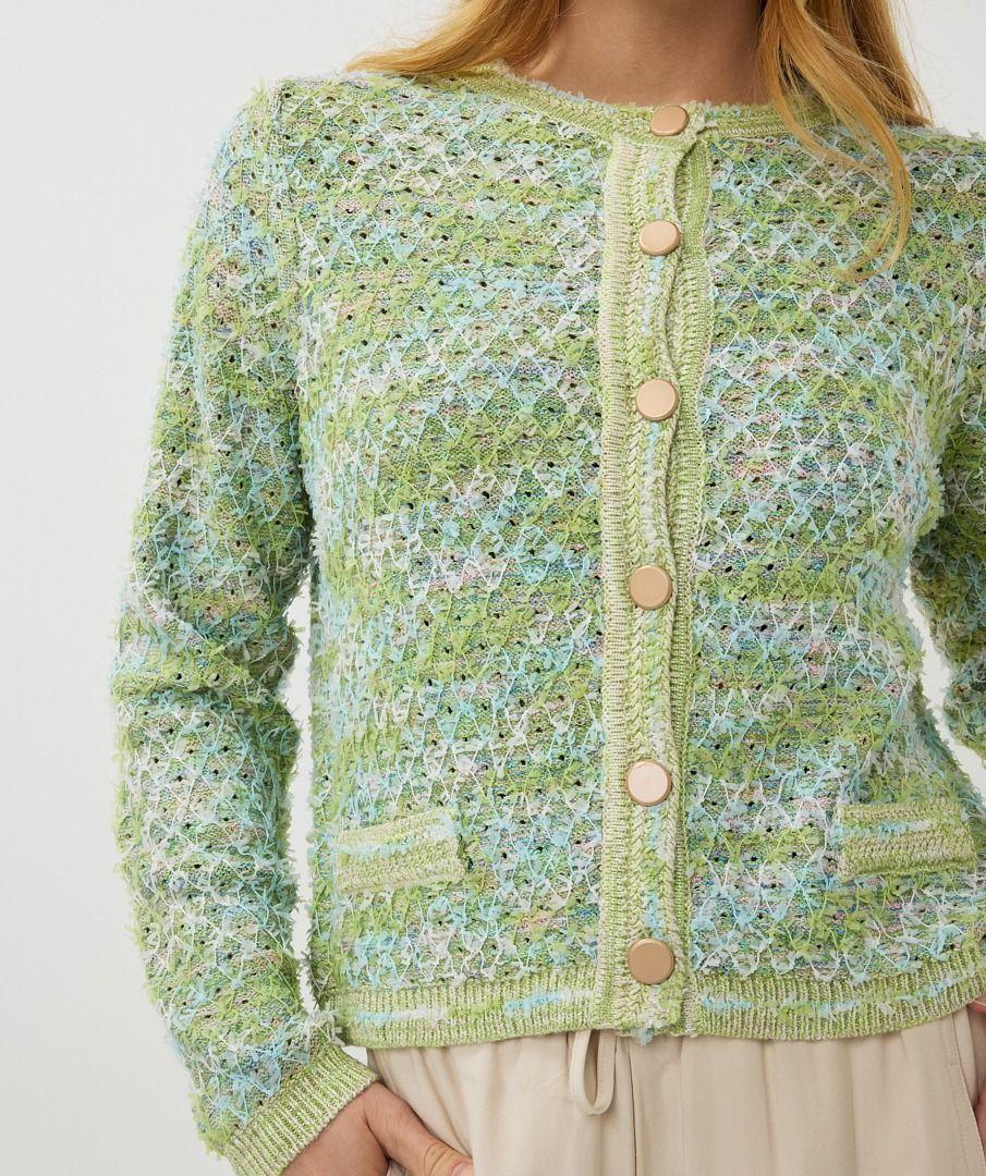 Esqualo Cardigan Fancy Knit