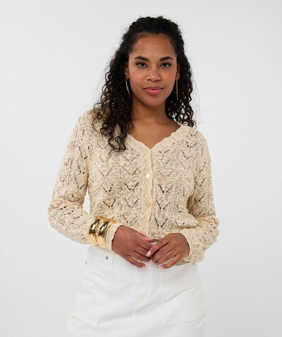 esqualo Cardigan fancy knit