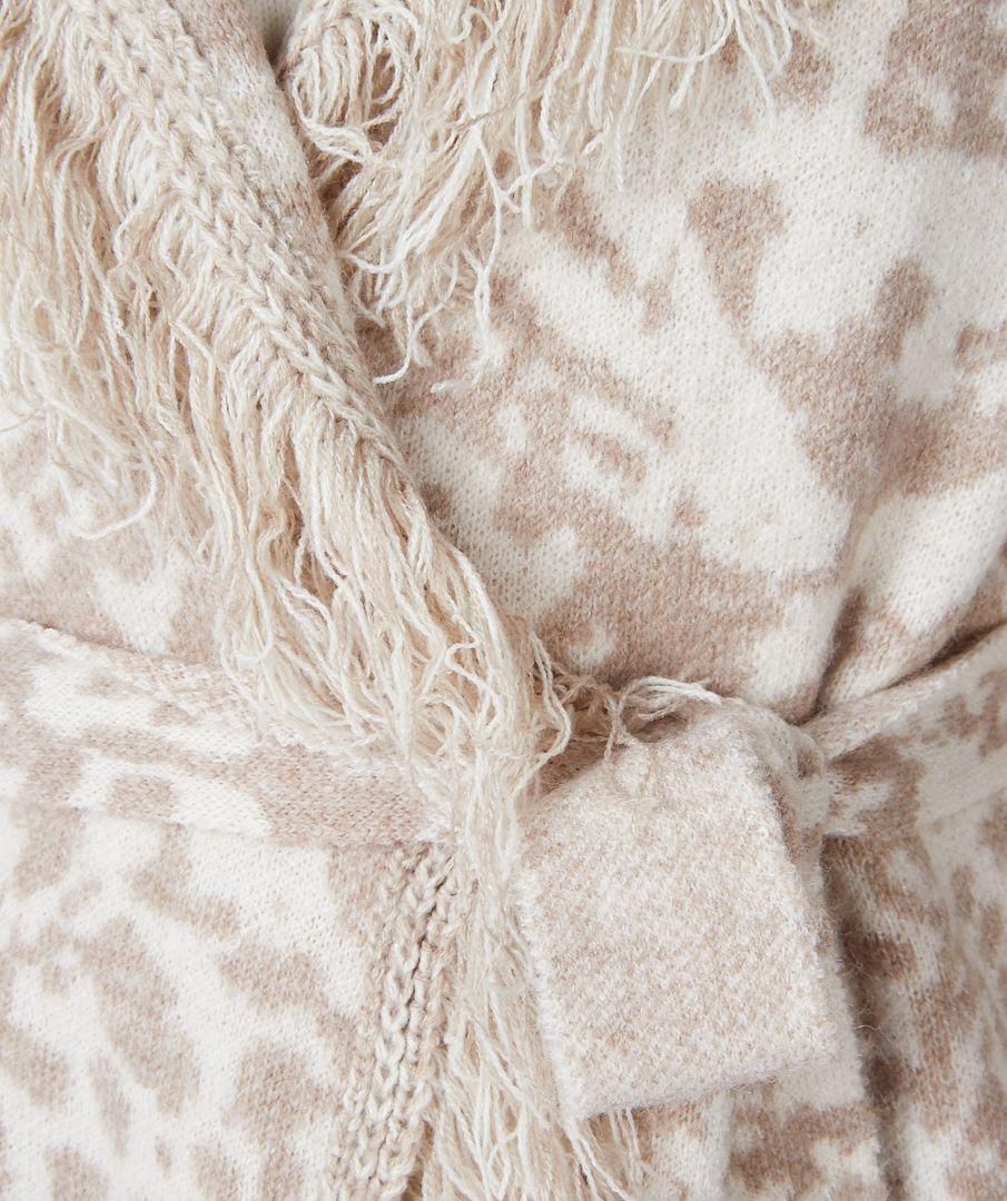Esqualo Cardigan Jacquard Fringes