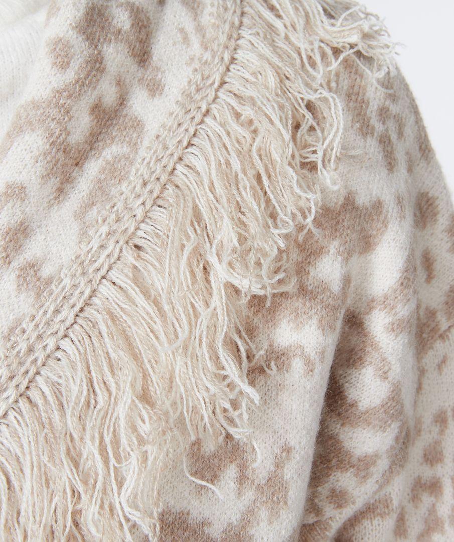 Esqualo Cardigan Jacquard Fringes