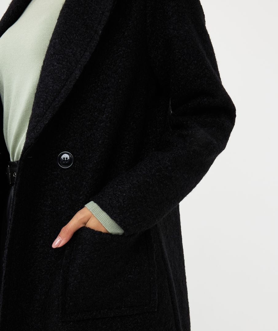 Esqualo Cardigan Long Bouclé