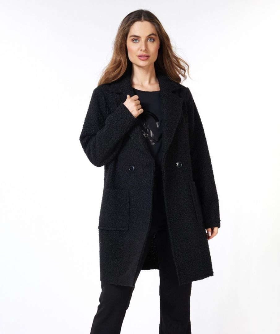 esqualo Cardigan long bouclé