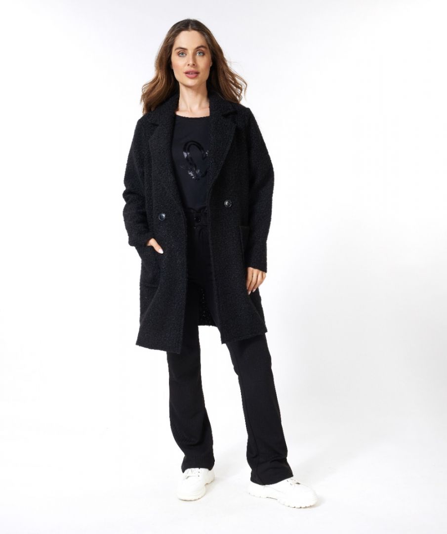 Esqualo Cardigan Long Bouclé