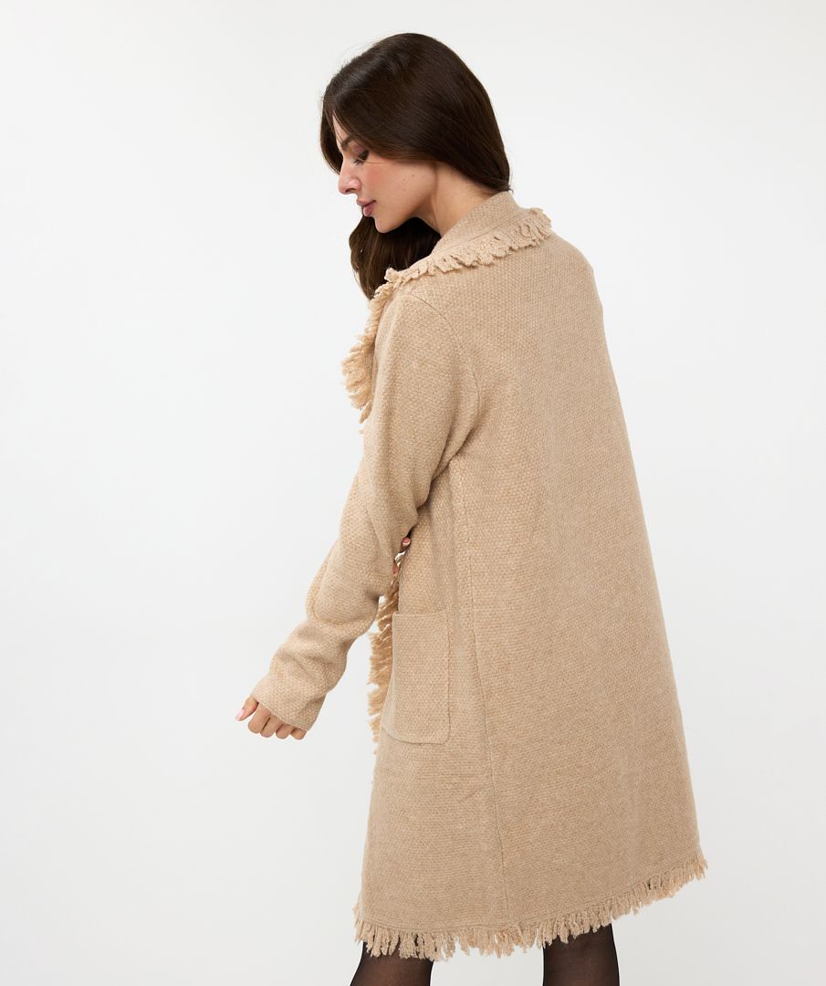 Esqualo Cardigan Long Fringes