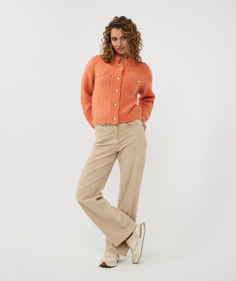 Esqualo Cardigan Lurex Buttons