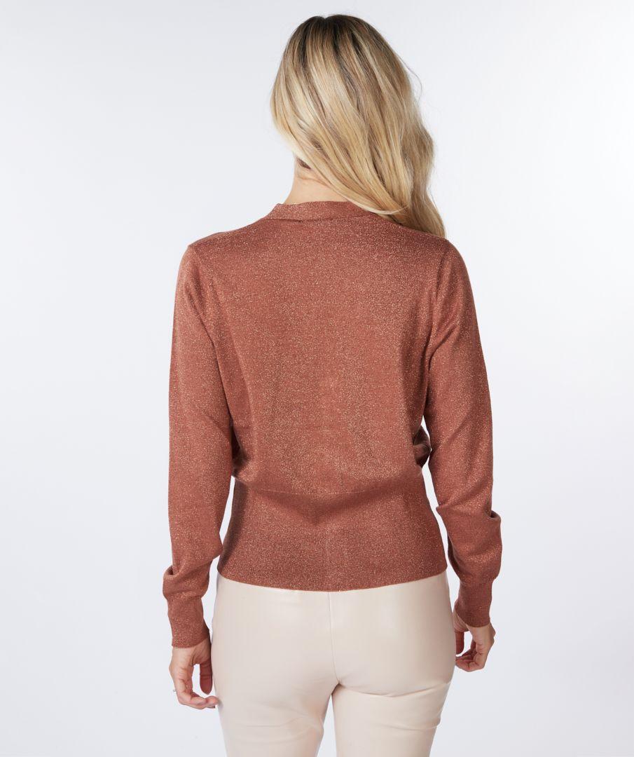 Esqualo Cardigan Lurex High HEM