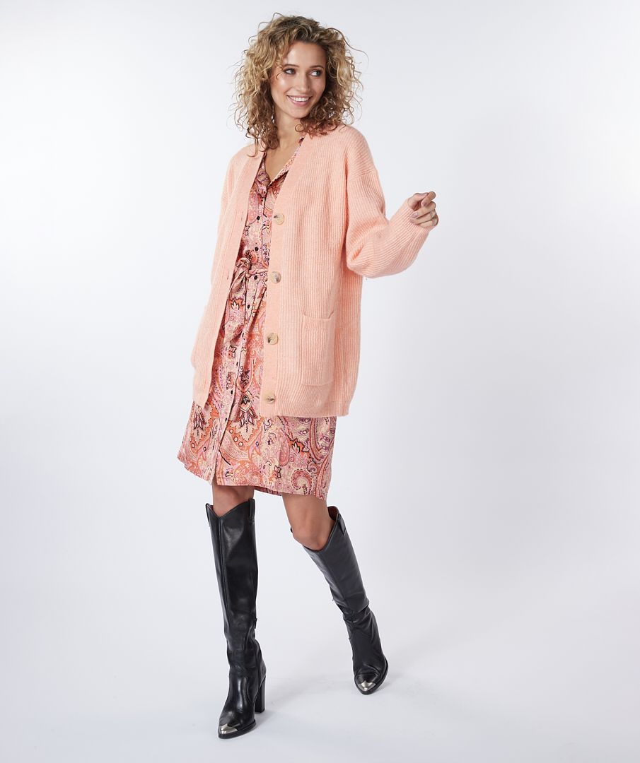 Esqualo Cardigan Melange Pockets