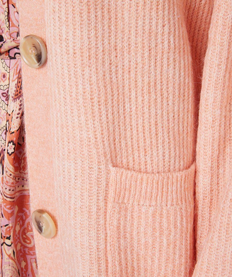 Esqualo Cardigan Melange Pockets