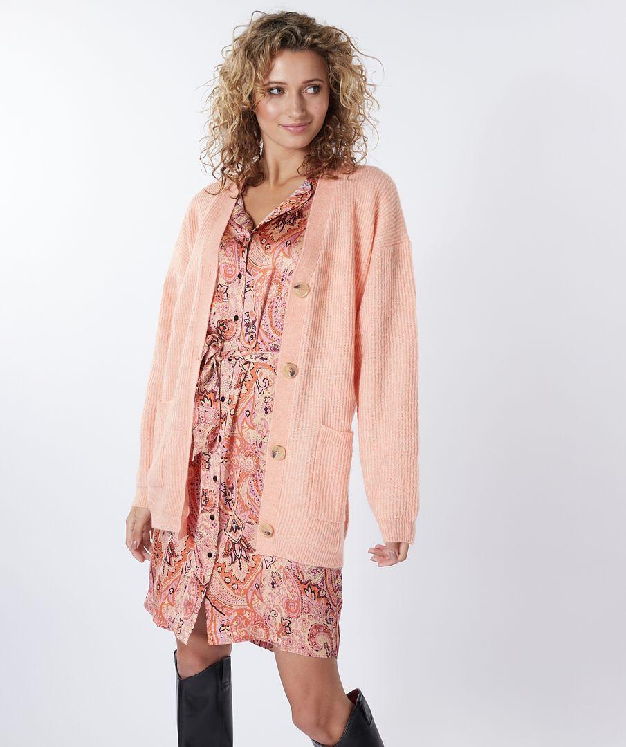 esqualo Cardigan melange pockets