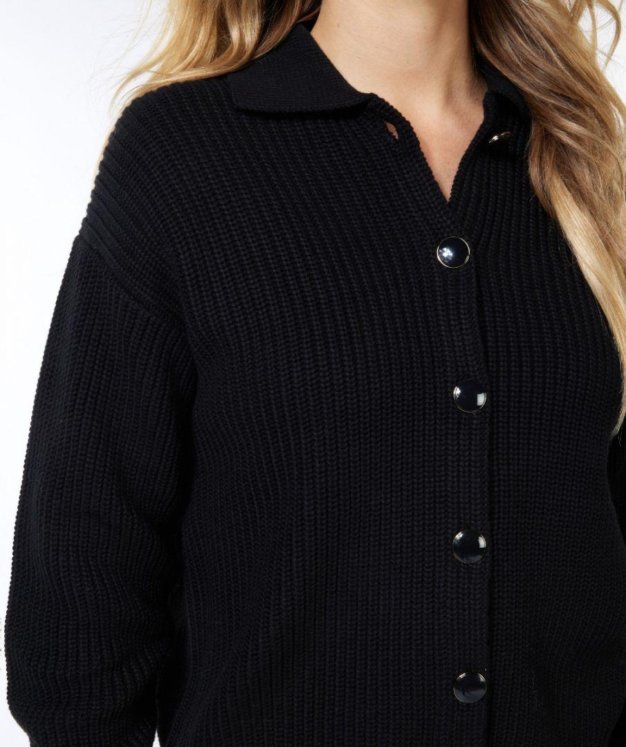 Esqualo Cardigan Polo Collar