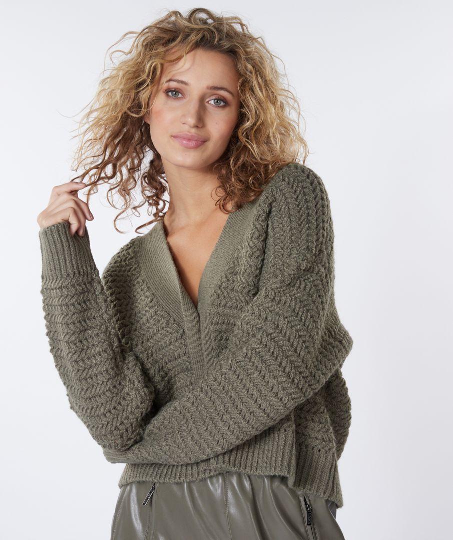 Esqualo Cardigan Short ZZ Knit