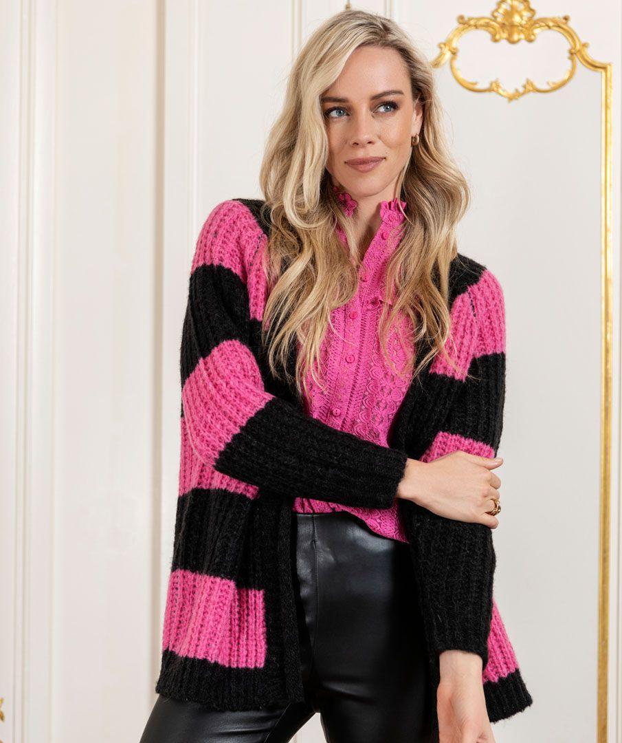 esqualo Cardigan striped