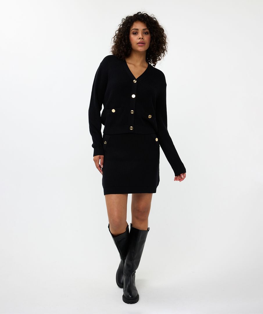 Esqualo Cardigan V-neck Buttoned