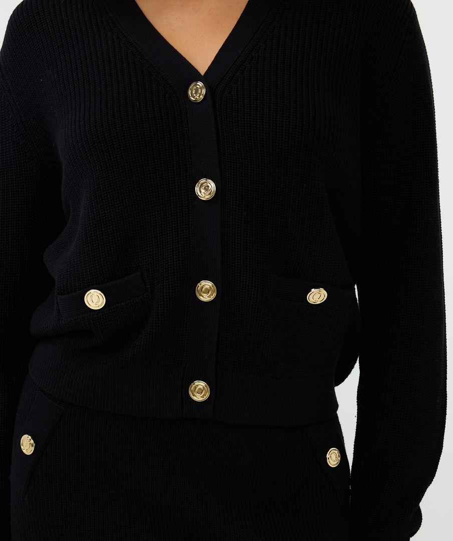 Esqualo Cardigan V-neck Buttoned