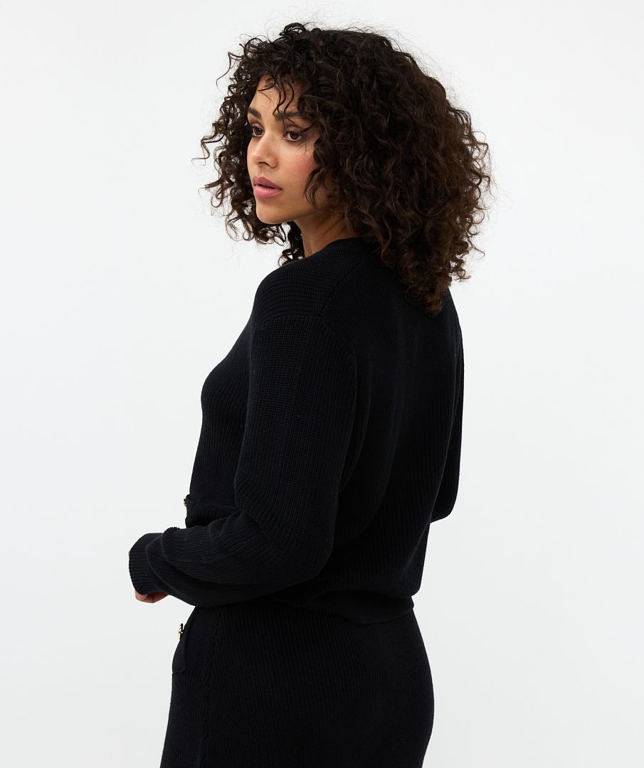 Esqualo Cardigan V-neck Buttoned