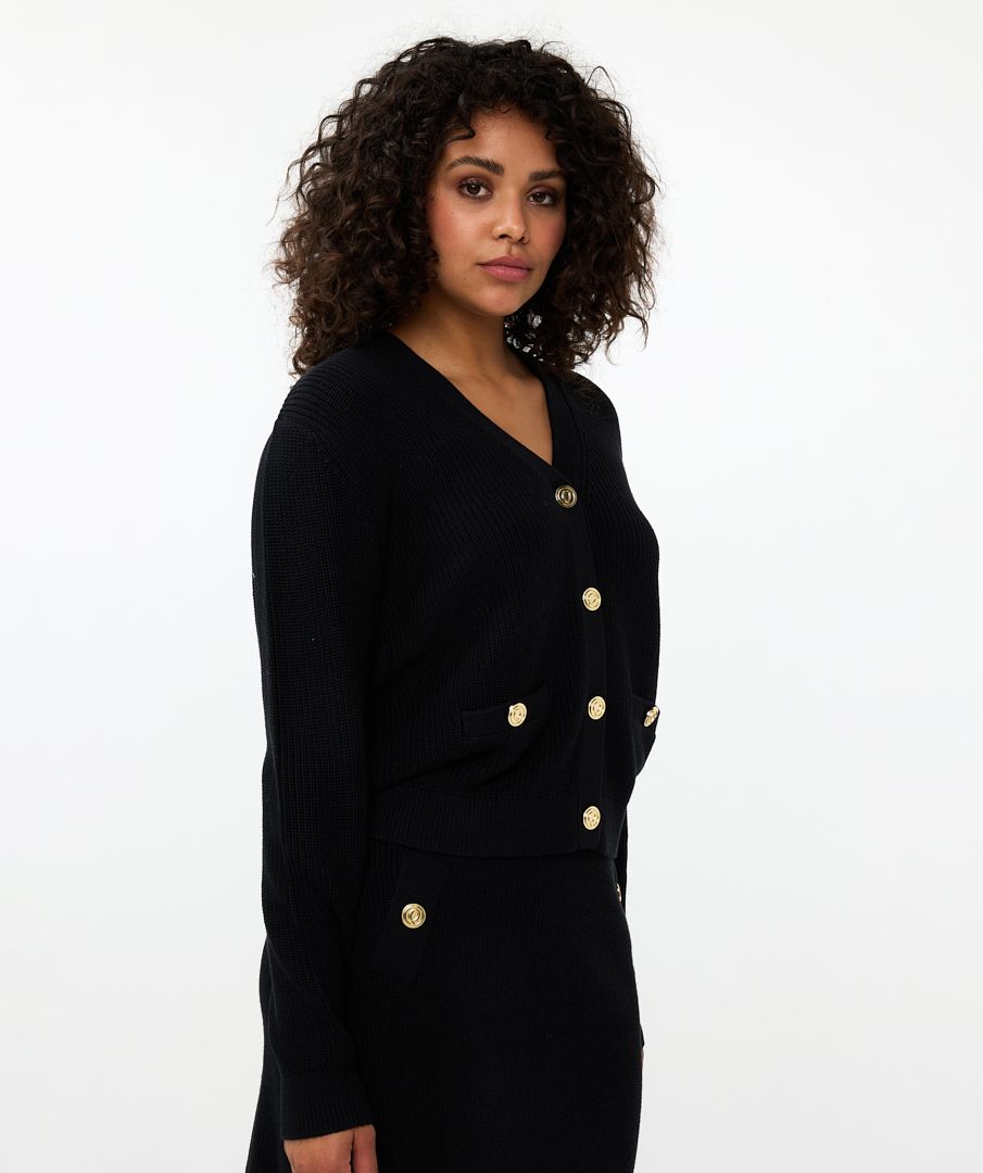 esqualo Cardigan V-neck buttoned