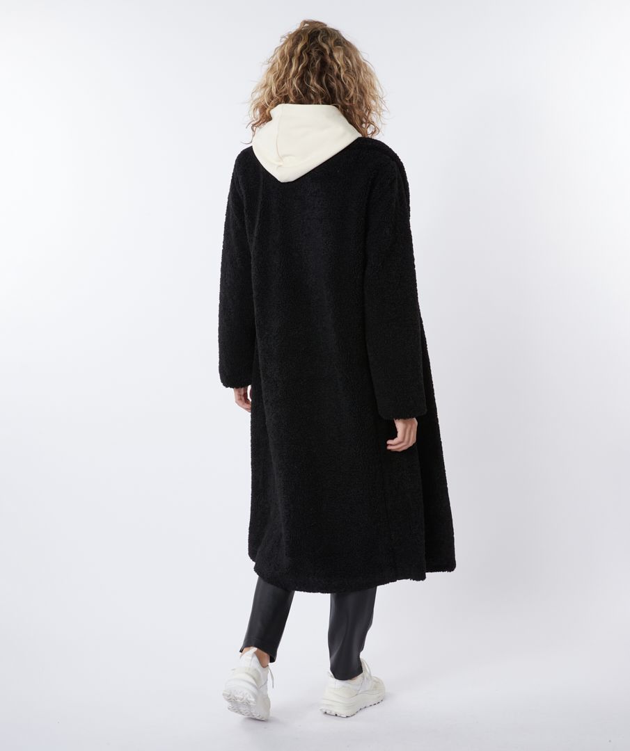 Esqualo Coat Double Breasted Boucle