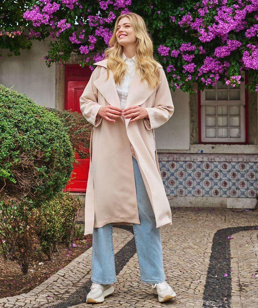 esqualo Coat long basic