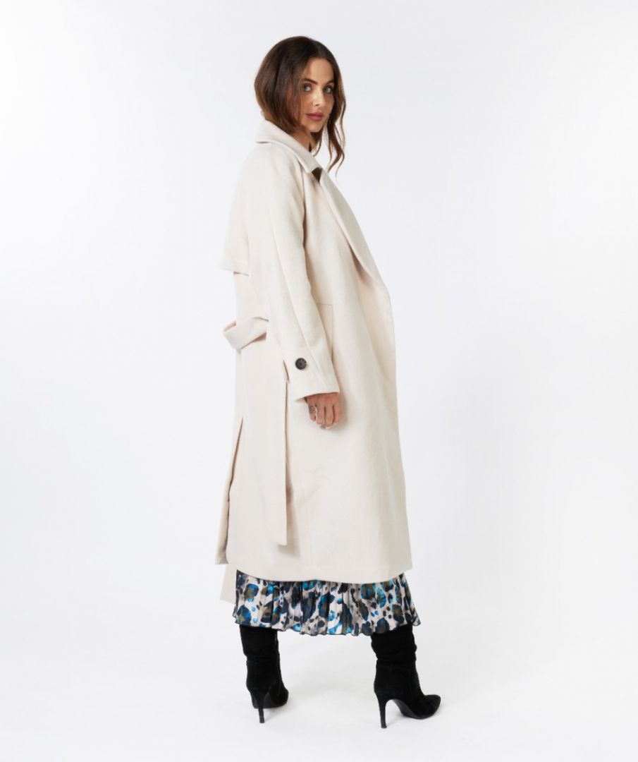 Esqualo Coat Long Belt