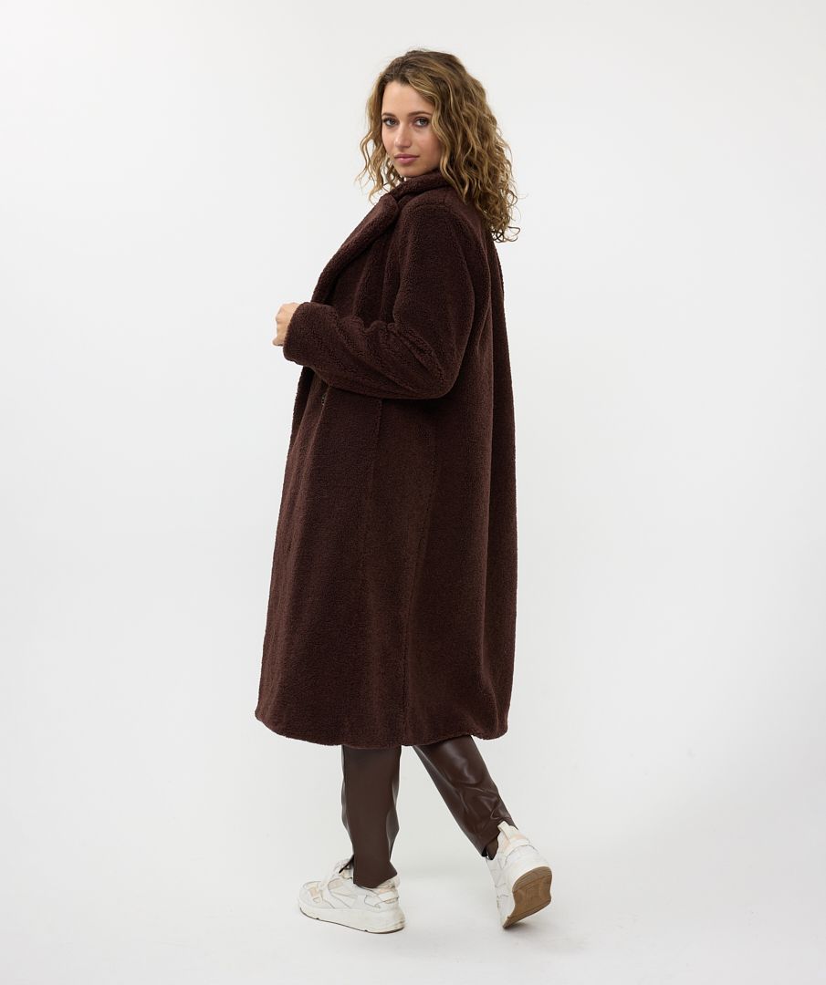 Esqualo Coat Long Boucle