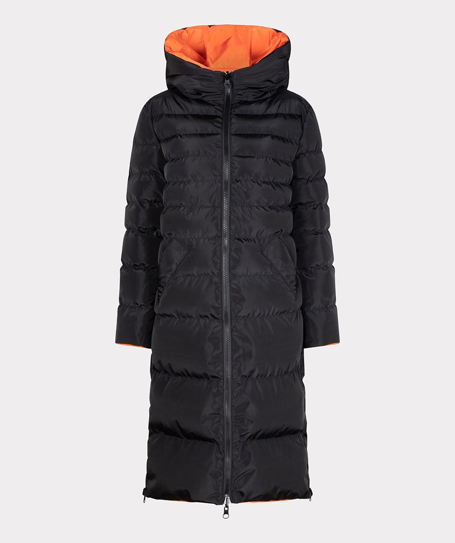 Esqualo Coat Long Quilted