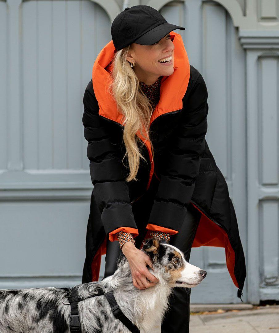 Esqualo Coat Long Quilted