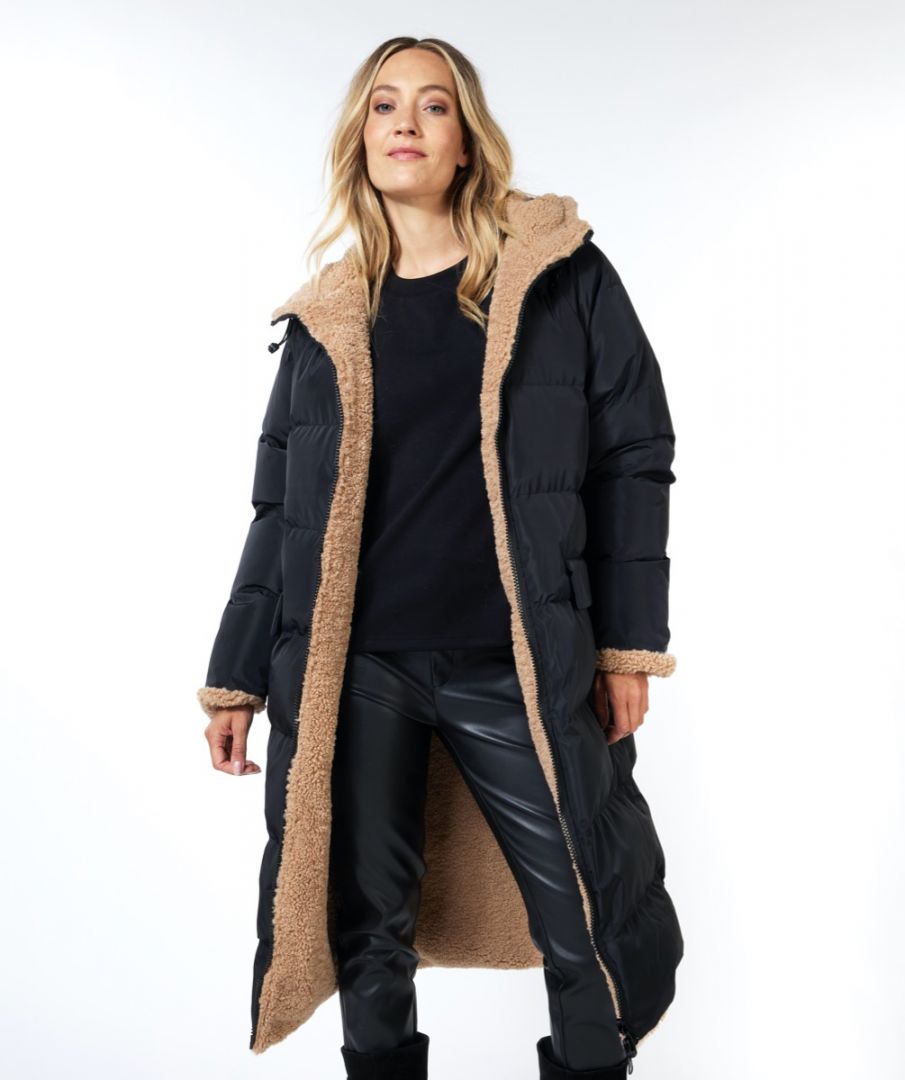 Esqualo Coat Long Reversible