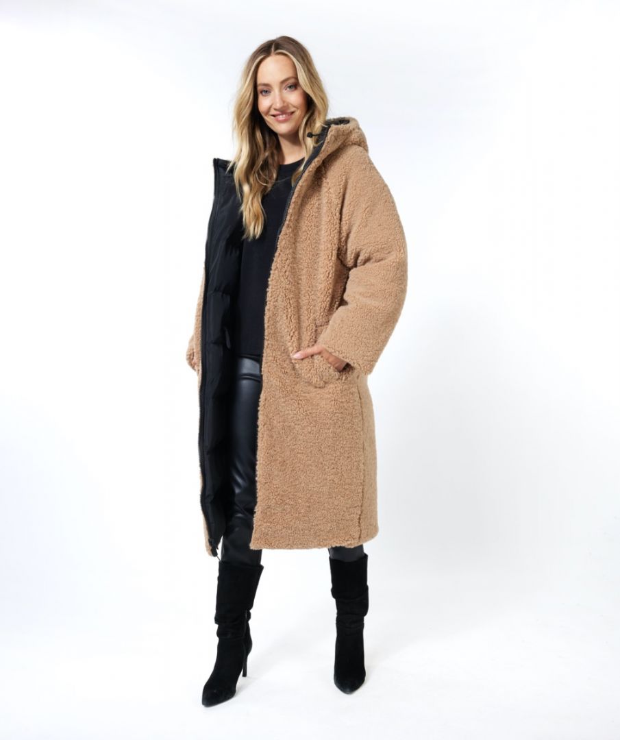 Esqualo Coat Long Reversible