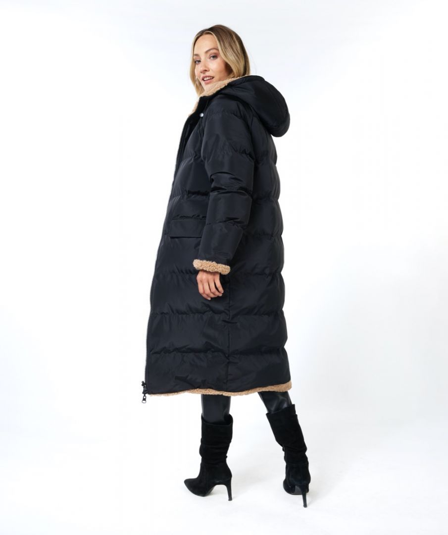 Esqualo Coat Long Reversible