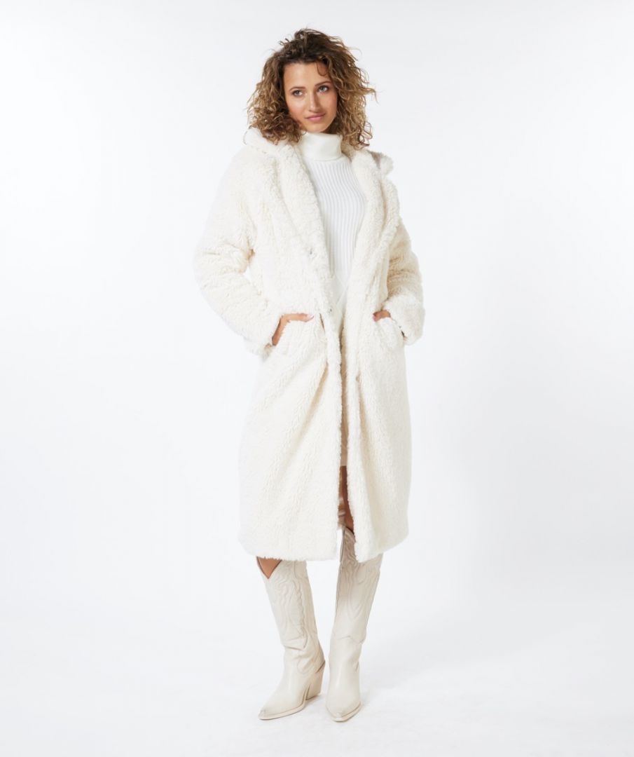 Esqualo Coat Long Teddy