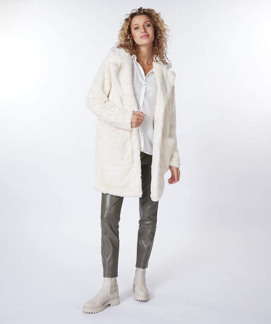 Esqualo Coat Long Teddy