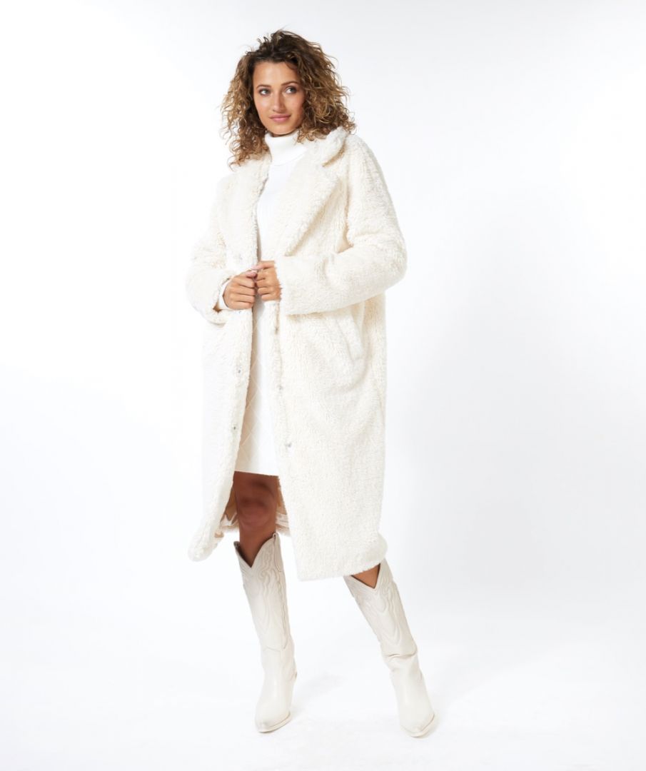 Esqualo Coat Long Teddy