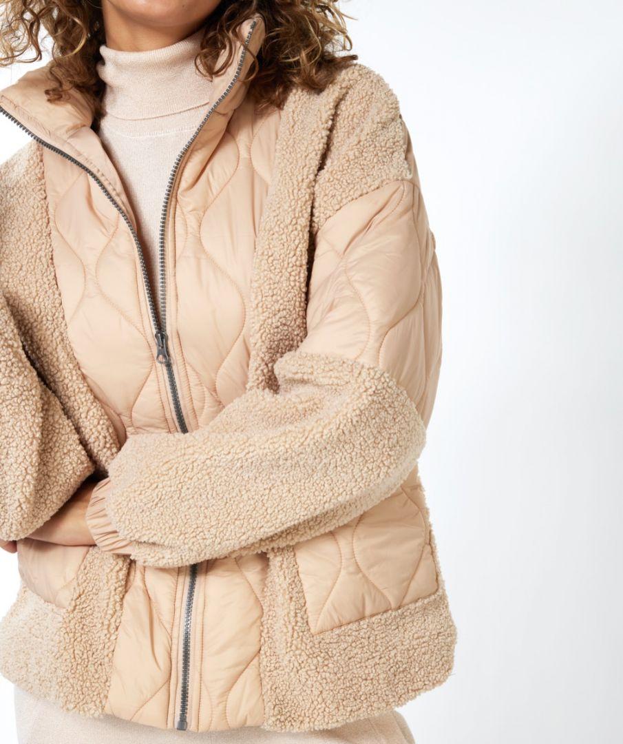 Esqualo Coat Quilted Teddy