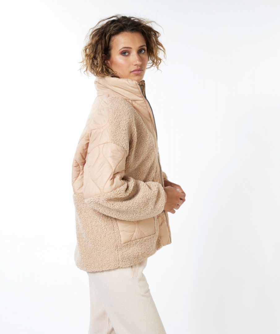 Esqualo Coat Quilted Teddy