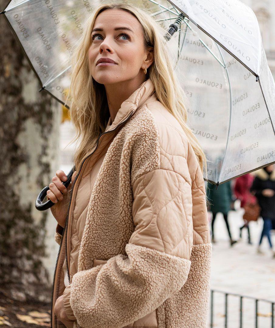 Esqualo Coat Quilted Teddy
