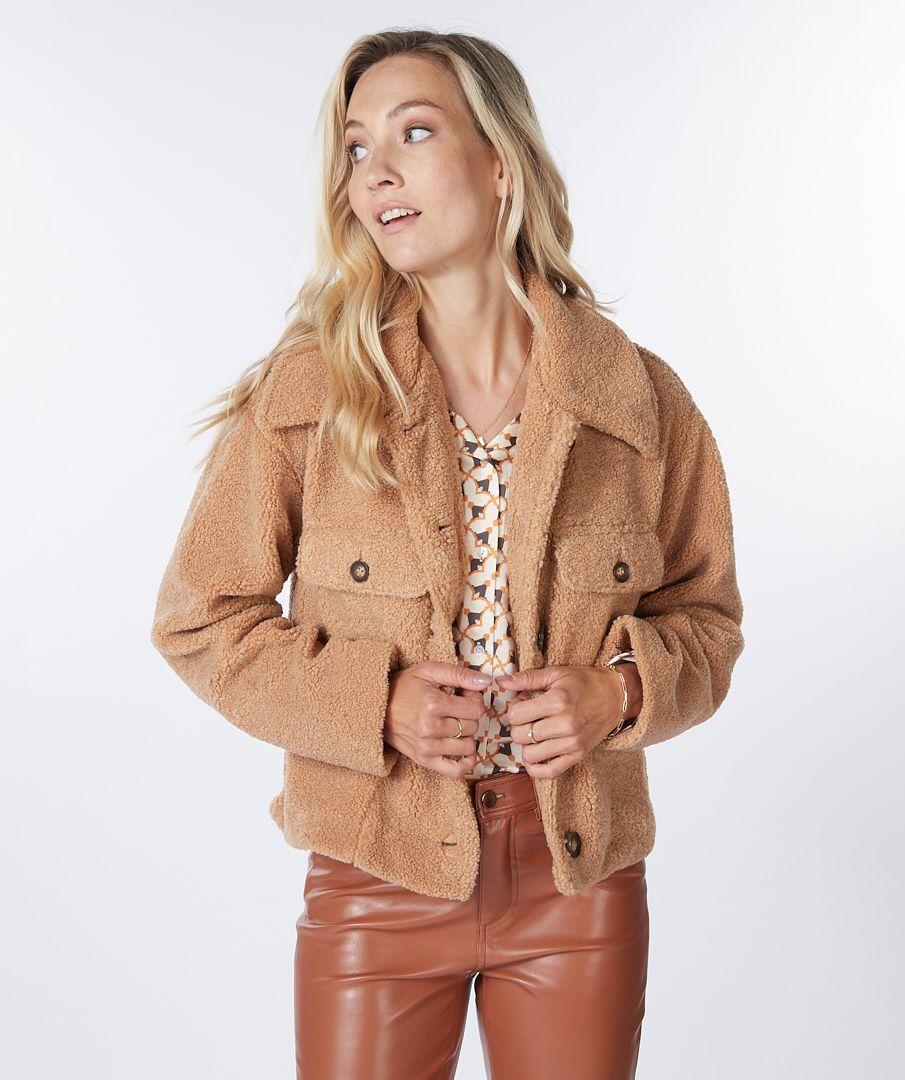 Esqualo Coat Short Boucle