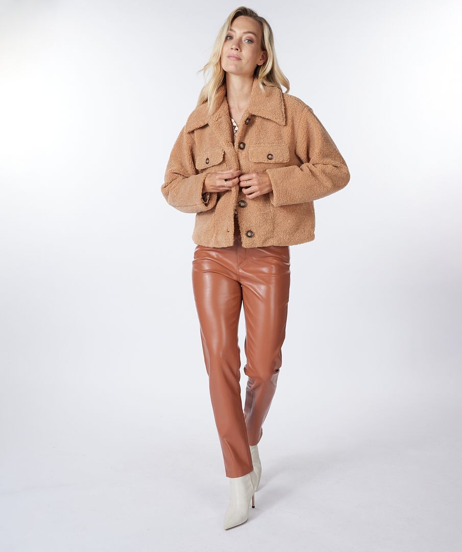 Esqualo Coat Short Boucle