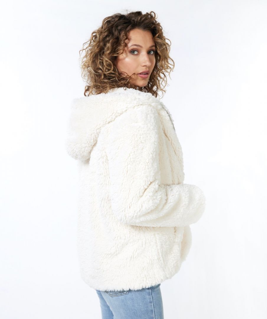 Esqualo Coat Short Hood Teddy