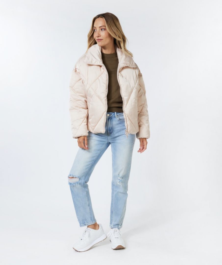 Esqualo Coat Short Quilted