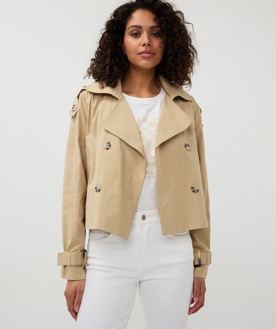 Esqualo Coat Short Trenchcoat