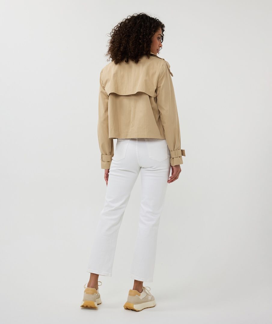 Esqualo Coat Short Trenchcoat