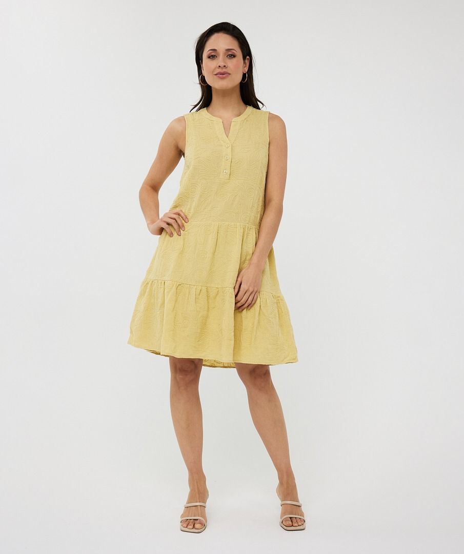 Esqualo Dress 3D Embroidery