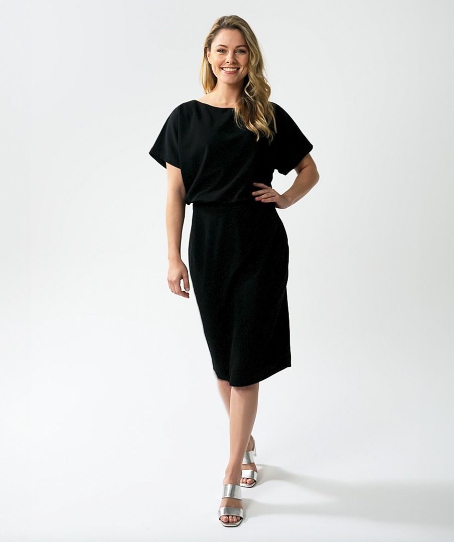 esqualo Dress batwing s/slve