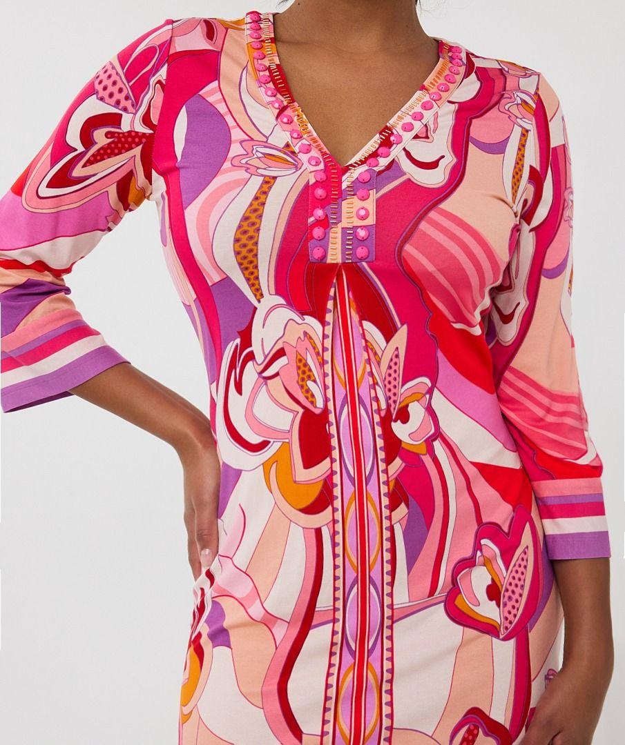 Esqualo Dress Beads Disco Hit