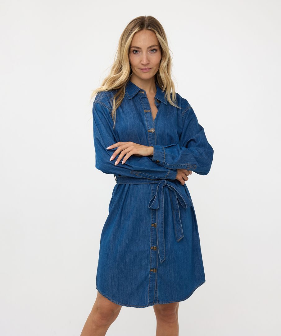 Esqualo Dress Denim Oversized