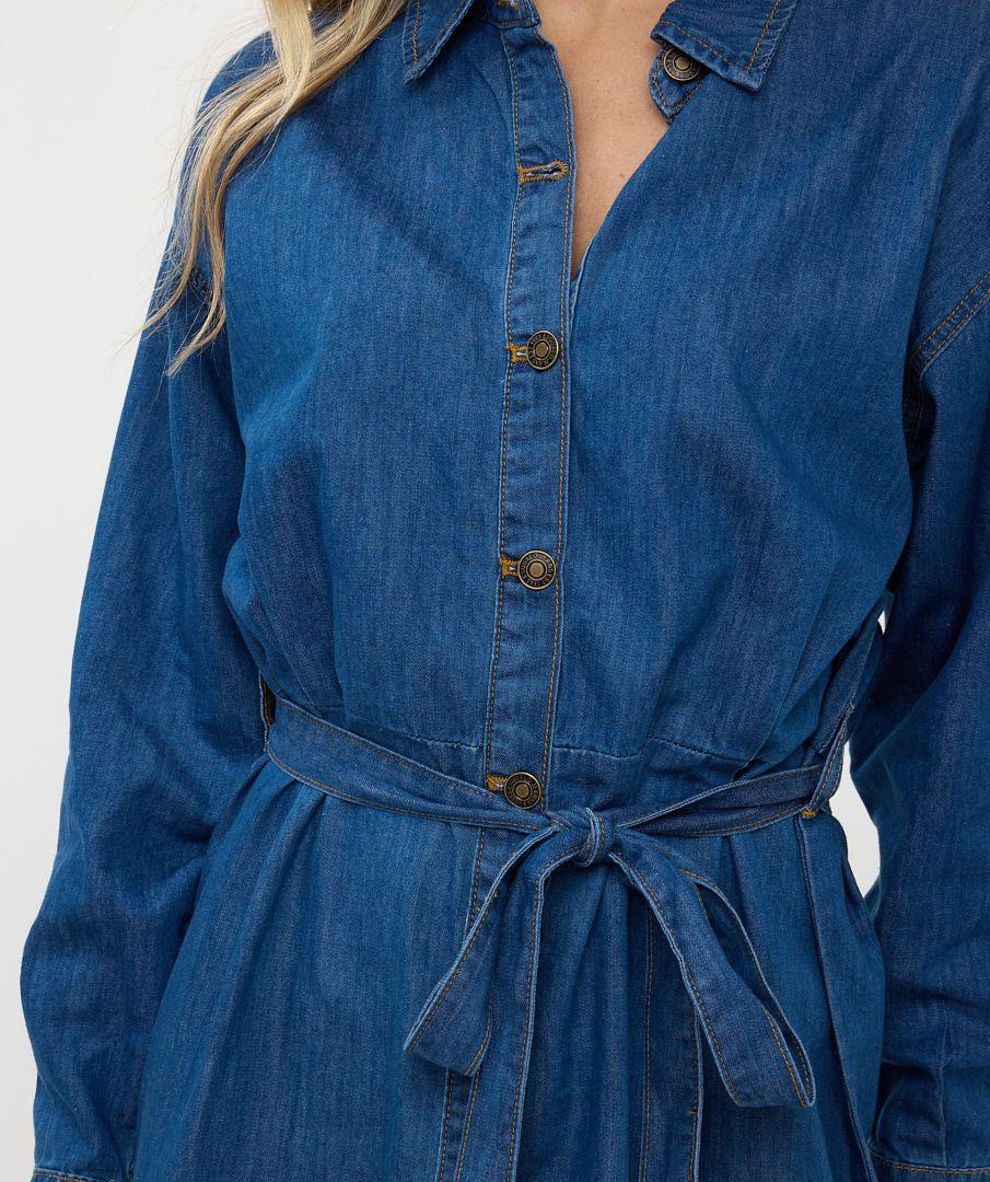 Esqualo Dress Denim Oversized