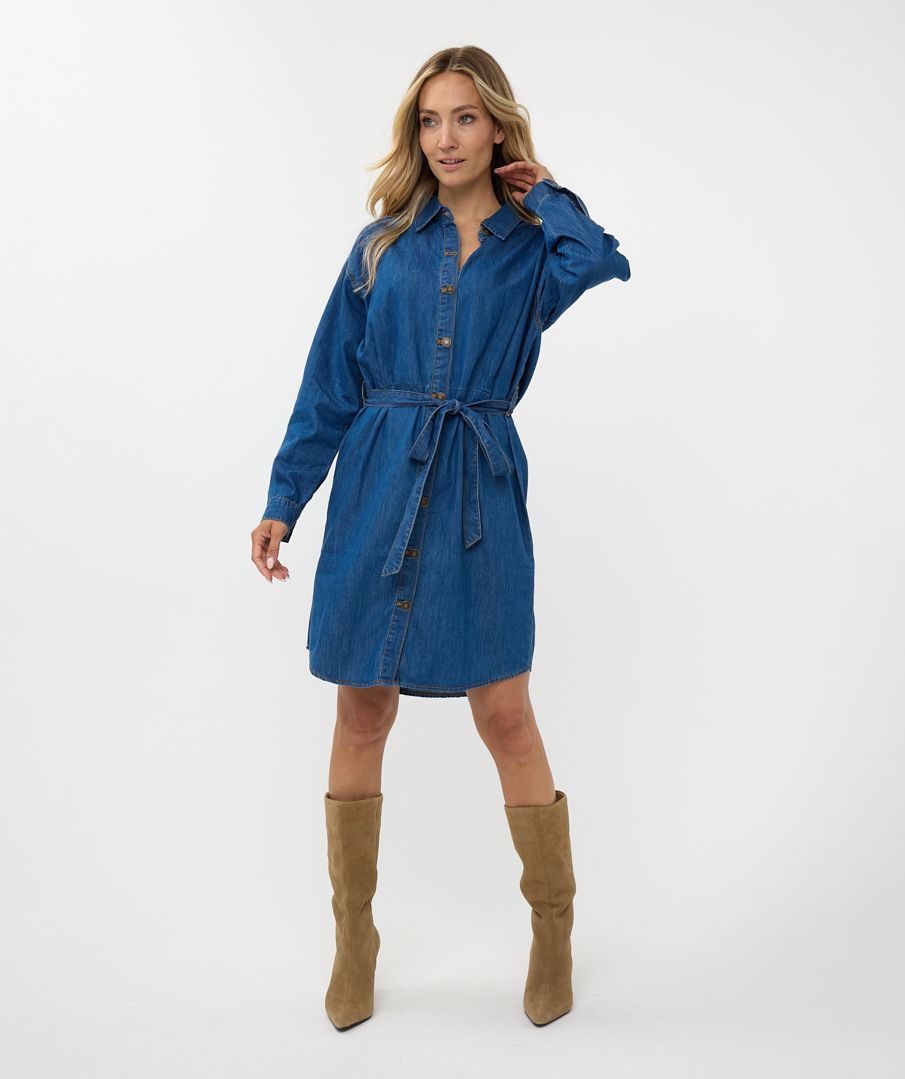esqualo Dress denim oversized
