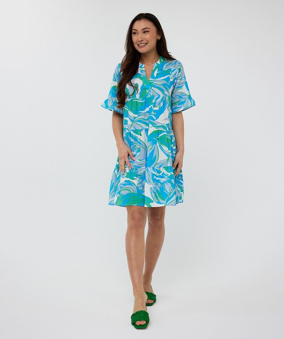 Esqualo Dress Electric Waves
