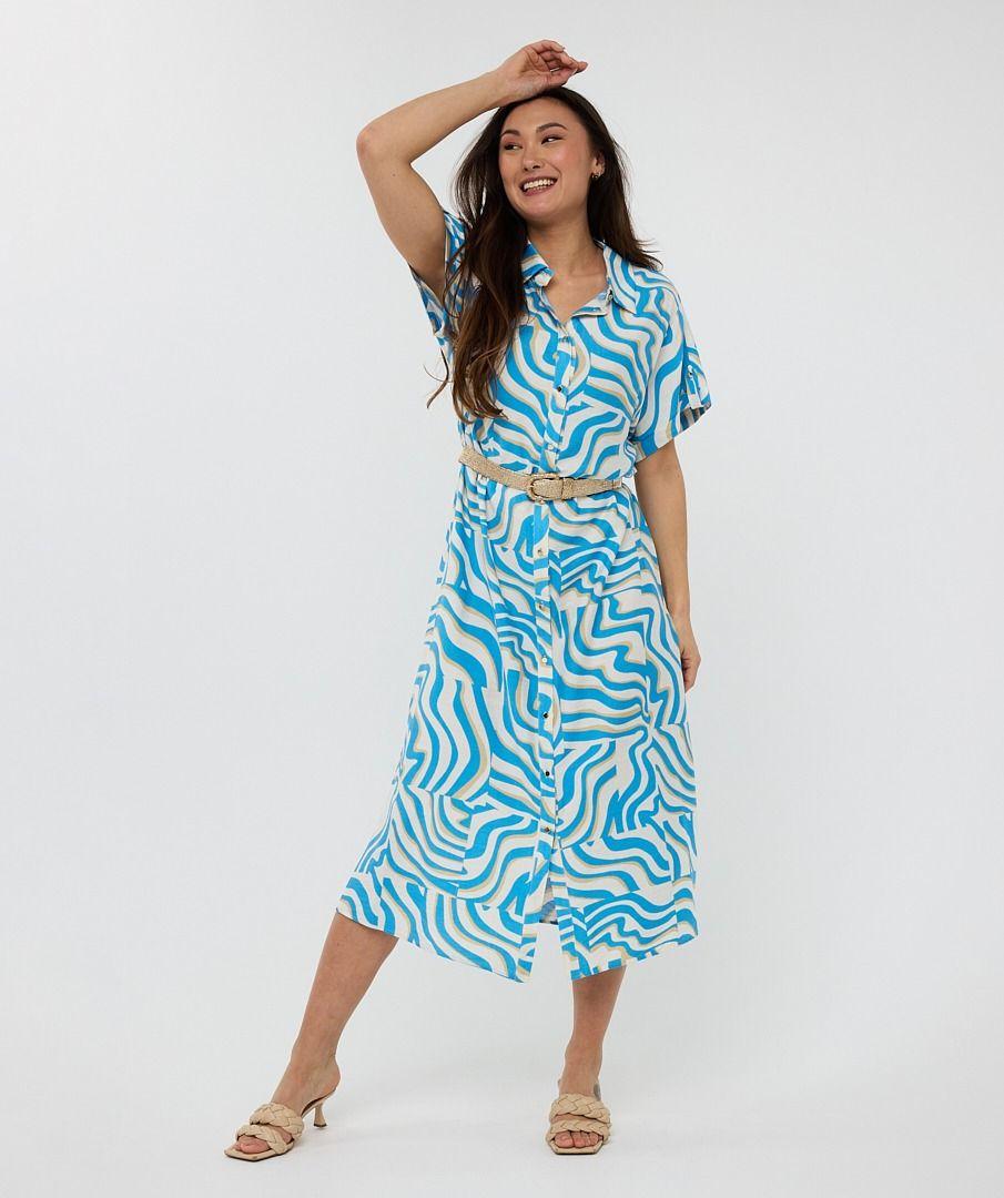 Esqualo Dress Electric Zebra