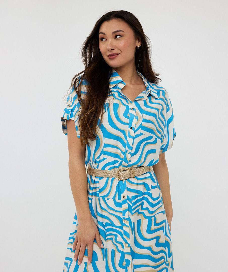 Esqualo Dress Electric Zebra